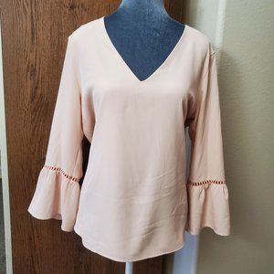 Calvin Klein Women's Blouse Size L Pink